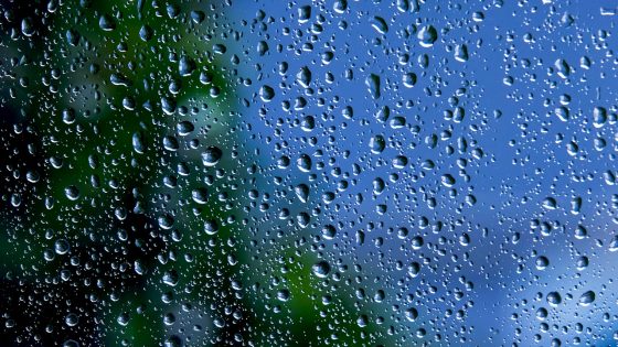 The smart window generates electricity when it rains