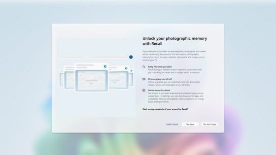 Microsoft is about to introduce the controversial Recall tool