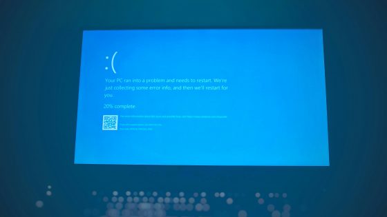 La legendaria "pantalla azul de la muerte" se vuelve negra
