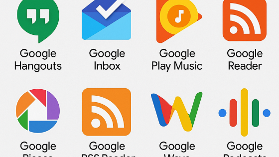 Aplicaciones de Google que se retiraron demasiado pronto